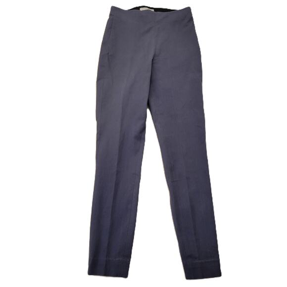 Everlane Side-Zip Stretch Grey Elastic Waist Cotton Pants Women's Size 00 - Picture 2 of 11